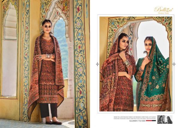 Belliza Gulnar Premium Pashmina Digital Print  Dress Material Collection